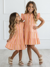 Summer Candy Girls Dress - geel/oranje