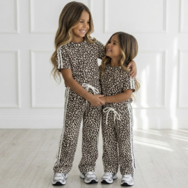 Girls Leopard Sport Set - bruin