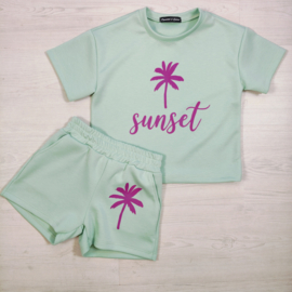 Sunset Palm Set