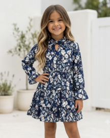 Blooming Grace Dress - blauw