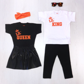 Kingsday tee orange - Twinning (gepersonaliseerd)