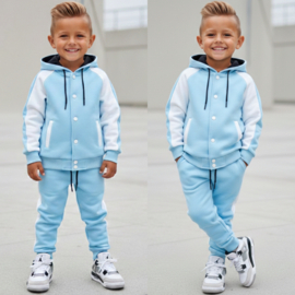 Varsity boys set - blauw