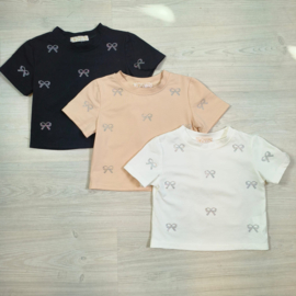 Blingy strikjes top