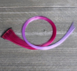 Fuchsia / Lilac Hairclip #21