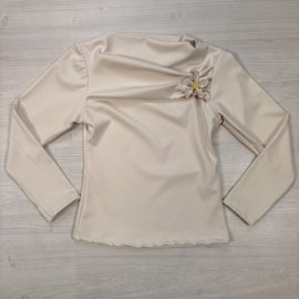 Bloom Plaid Skort Set - beige  