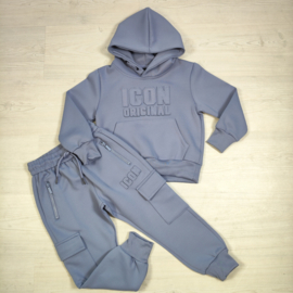ICON Pop Up Cargo Set - dusty blue (verzenddatum 9 okt)