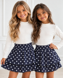 Sweetheart Layer Skirt - blauw