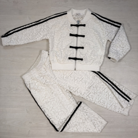 Your Lace Bow Tracksuit - wit