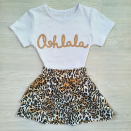 Oohlala leopard set - beige