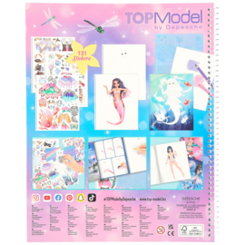 Create your TOPModel kleurboek met stickers Fantasy