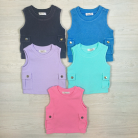 Your buttoned pocket top