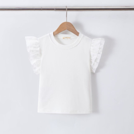 Lace Flutter Sleeve Top – 3 colors
