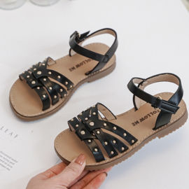 Studded sandals - zwart