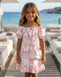 Six Seven Floral Bow Dress