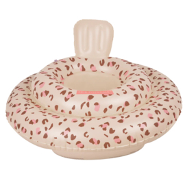 Baby float Old pink Panterprint 0-1 jaar