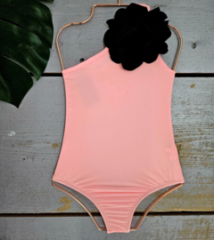 Flower swimsuit - salmon