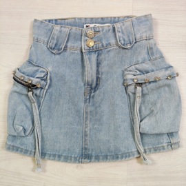 Sparkle Pocket Denim Skirt