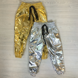Shiny cargo pants