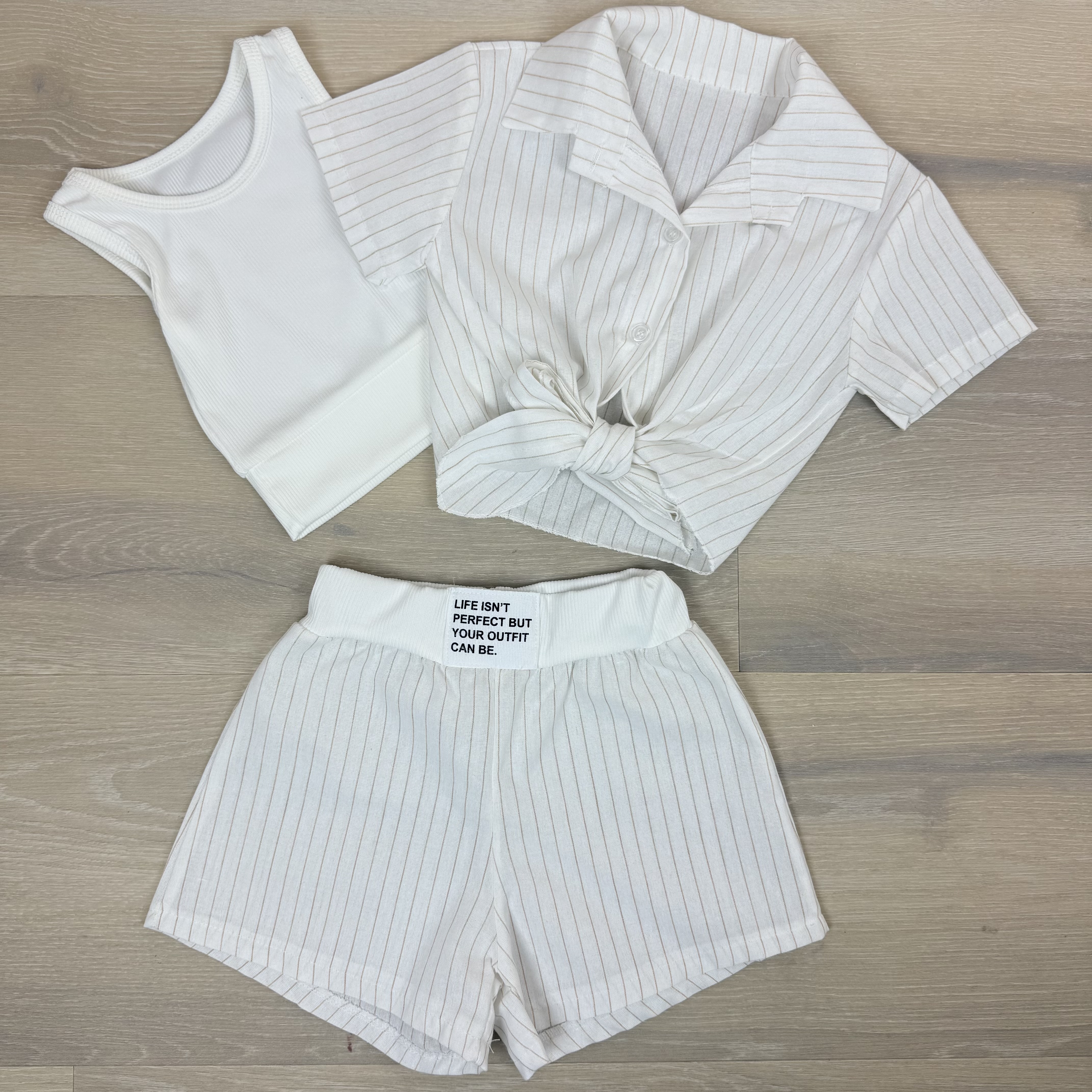 Striped perfect outfit set