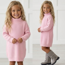 Col dress - pink