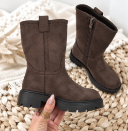 Western Chunky Boots - bruin