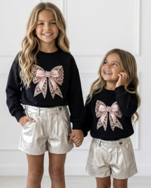 Wild Bow Sweater - zwart