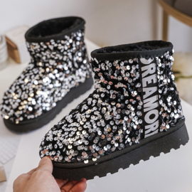 Amore sequin boots - silver (Twinning)