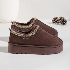 Cozy slides (twinning) - bruin (verzenddatum 25 sep)