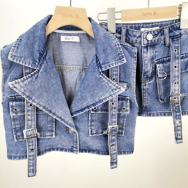 Your denim cargo set