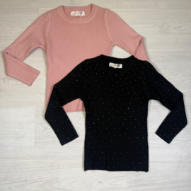 Sparkle Rib Basic Longsleeve