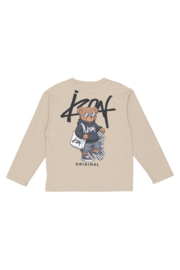 Icon skater bear longsleeve - beige