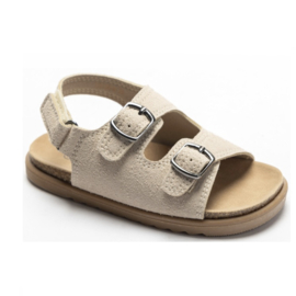 Comfortable beige boys sandals (met klittenband)