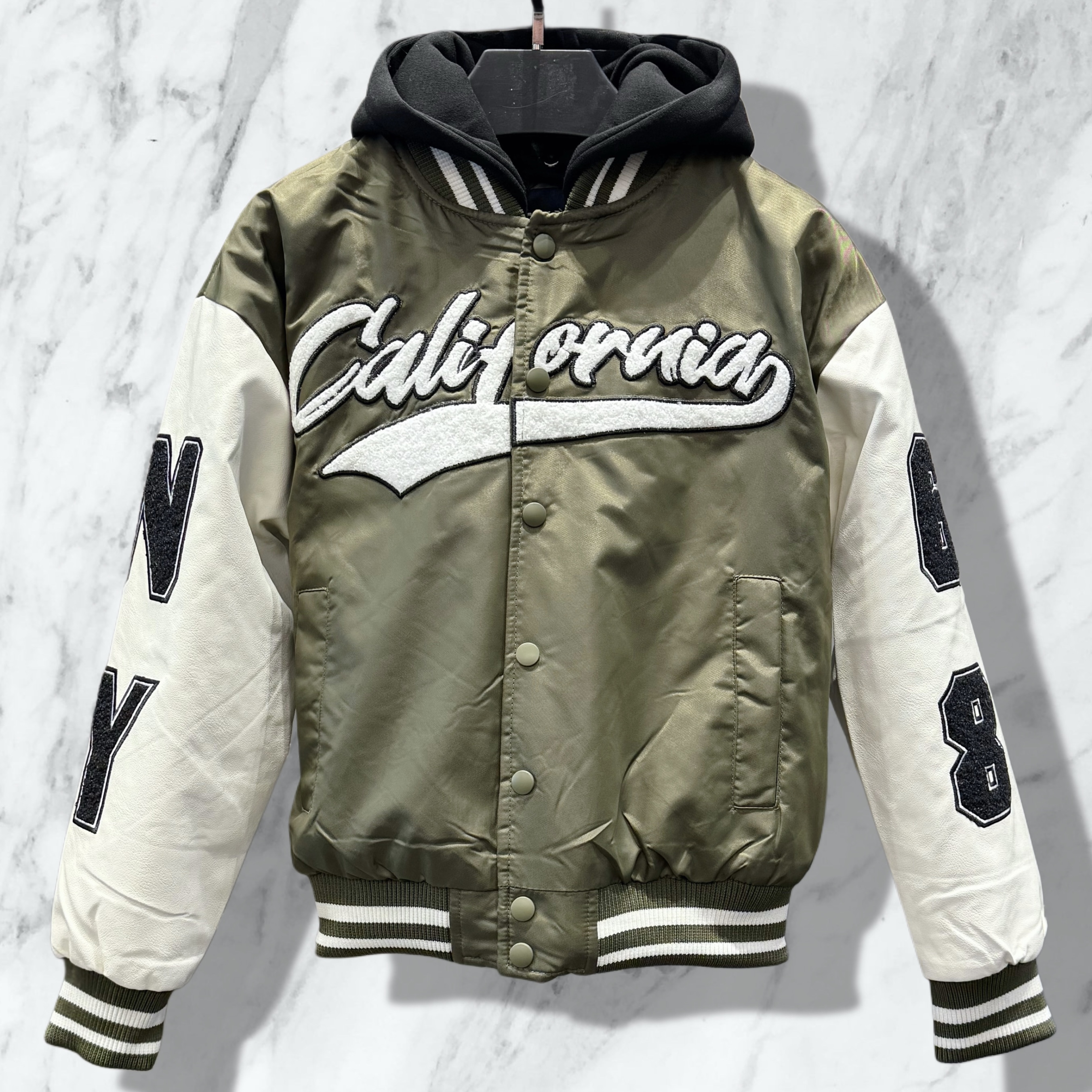California boys bomber - groen (Verzenddatum 7 augustus)
