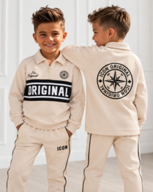 Icon Compass Tracksuit - beige