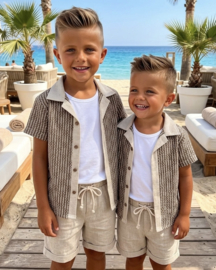 Santorini Linen Boys Set