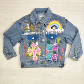 Your Rainbow Rebel Denim Jacket - blauw