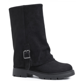 Country style boots - zwart