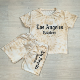 Tie dye Los Angeles boys set