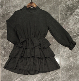 Come closer dress - zwart (verzenddatum 9 okt)