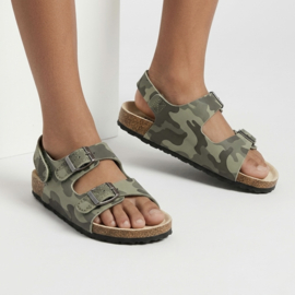 Buckled boys sandals (met klittenband) - camo