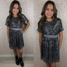 Sparkle through set - silver