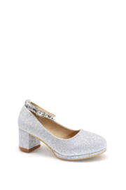 Glittery heels - zilver