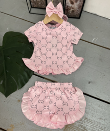 Designed summer girls set - roze