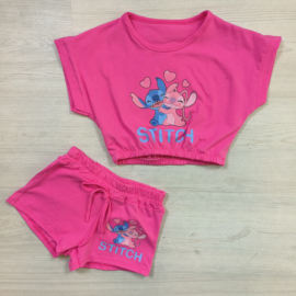 Sporty stitch set - fuchsia