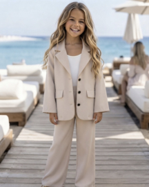 Mini Chic Blazer Set - beige