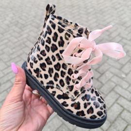 Baby Shiny leopard boots