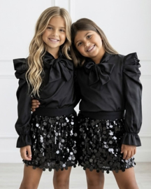 I love glitter skirt - zwart