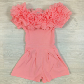 Ruffly jumpsuit - roze