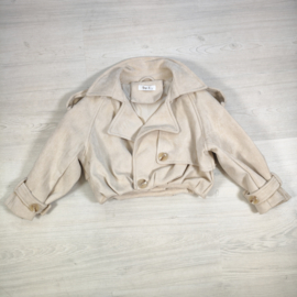 Your Cropped Trench Jacket - beige