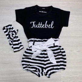 Tuttebel & striped bloomer set
